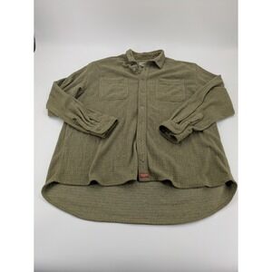 Eastern Mountain Sports Button Down Flannel Men's Size XL Green